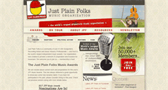 Desktop Screenshot of justplainfolks.org